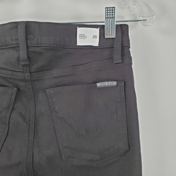 Hudson Krista Super Skinny Ankle Denim Jeans Black - Picture 9 of 11